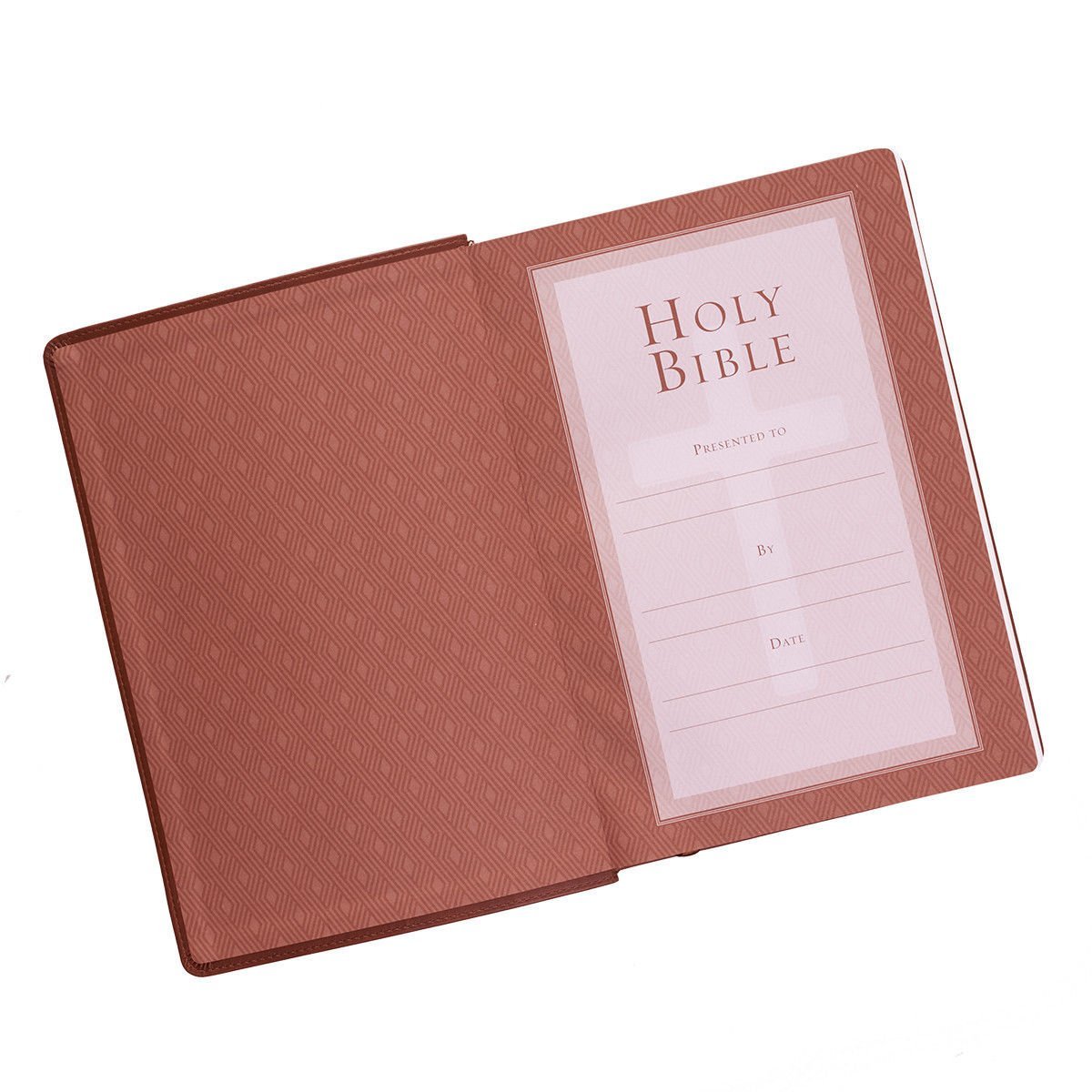 Womens Genuine Leather Embossed Bible Cover - Image 5